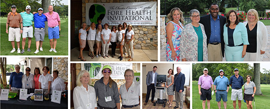 Fore Health Golf Tournament Collage 2017